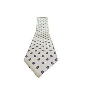 Vintage Damon 100% Silk Yellow Paisley Tie